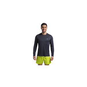 Polera Essential Manga Larga Azul Marino Hombre